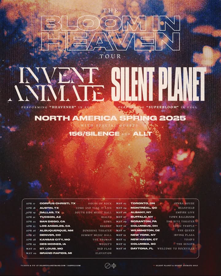 Invent Animate Bloom In Heaven Tour Poster 2025